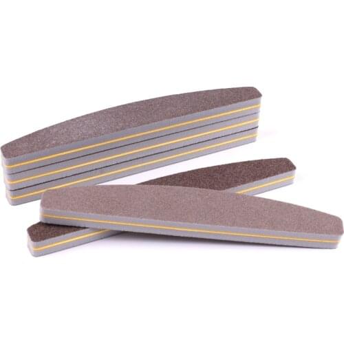 5Pcs Sponge Nail Art Buffer Sanding Block 100/180 Grinding Polishing Block Boat Nail File Buffer Pedicure Professional Nail Tool
