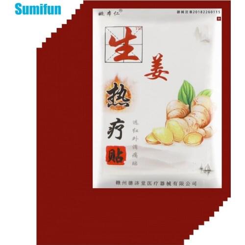 Ginger Chinese Herbal Extract Pain Relief Plaster Back Neck Knee Shoulder Medical Patch for Joint Arthritis Sticker 78Pcs=13bag