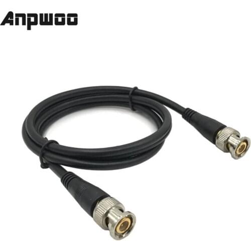 ANPWOO 0.5M/1M/2M/3M BNC Male To Male Adapter Cable For CCTV Camera BNC Connector Cable Camera BNC Accessories