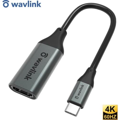 Wavlink USB C to HDMI Female Cable Type-C To HDMI Converter HDMI 2.0 Resolution Up to 4K(3840X2160)@60HZ For PC Laptop TV Phone