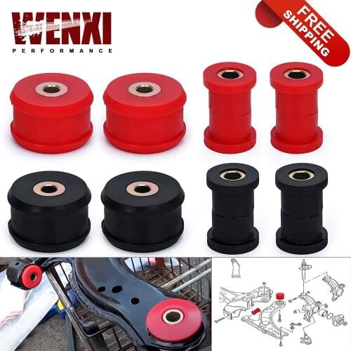 Front Control Arm Bushing Kit FOR VW Beetle 98-06 / Golf 85-06 / Jetta 85-06 Polyurethane BLACK,RED WX-CAB01