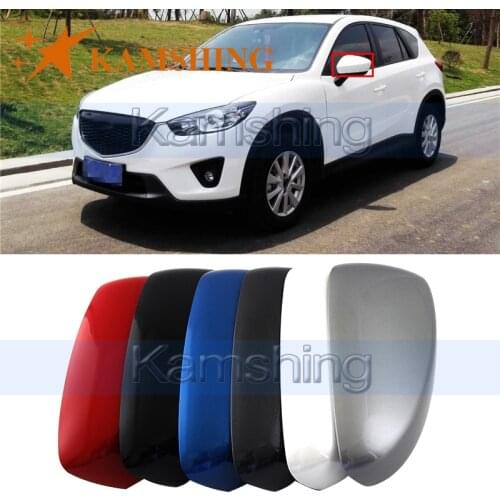 Kamshing For Mazda CX-5 CX5 2013 2014 Outside Rearview Mirror Cover Rear view Mirror Cover Side Mirror Shell Cap Housing House
