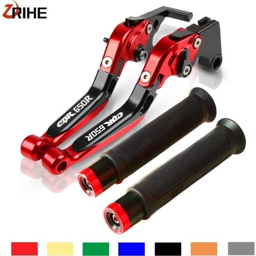 Motorcycle Adjustable Folding Extendable Brake Clutch Levers Handlebar Grips For HONDA CBR650R CBR 650R 650 R 2018 2019 2020