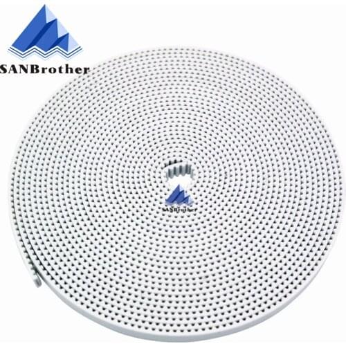 PU with Steel Core GT2 Belt 2GT Timing Belt Width 6mm for 3D printer parts Anti-wear Reinforce Open Belt