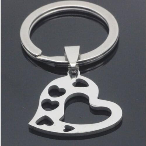 Heart Charm Keychain New Listing Love Family Keyring Jewelry for Drop Shipping YP7038