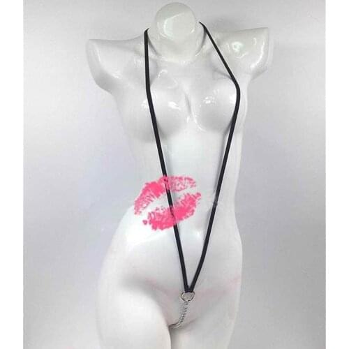 Sexy Massage Pearls Thongs G-Strings Halter Women Exotic Bikini Tangas T Back Panties HOT Nightwear Club Lingerie Underwear Plus