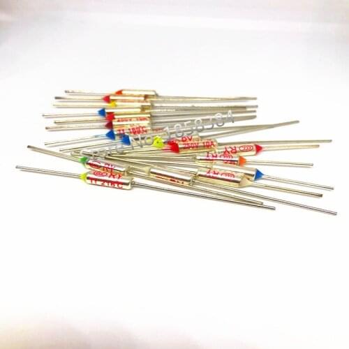Temperature TF Thermal Fuse RY 10A 250V 65C 73C75C 85C 100C 110C 120C 130C 152C 165C 172C 185C 192C 200C 216C 240C 280C 300C