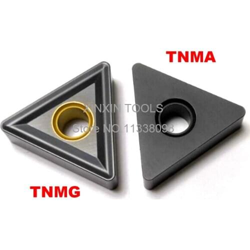10pc TNMG160404TNMG160408 Carbide Inserts TNMA160404/160408 CNC Lathe Turning High Quality Blade Tool Cutter Plate for Cast Iron