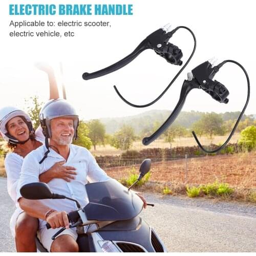 1 Pair Bicycle Brake Handle Lightweight Aluminum Alloy Front Rear Electric Bike Scooter Brakes Handles Replacement