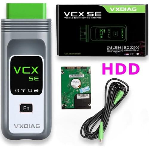VXDIAG VCX SE Pro Diagnosis 3 in 1 with 3 Free Car Software HDD for GM / Ford /Mazda / VW /Audi / Honda /Volvo/Toyota/JLR/Subaru