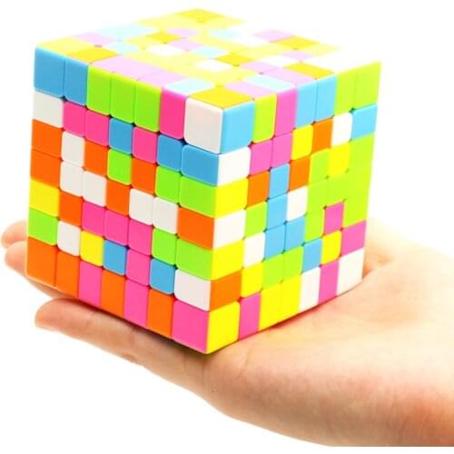 Zcube 7x7x7 cube magic cube 7 Layers 7x7 cube cubo magico gift toys educational toy kid children learning fun puzzle stickless