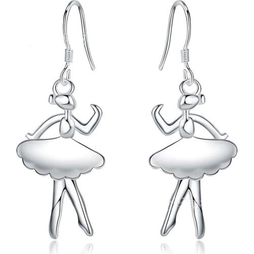 925 sterling silver temperament fashion goddess wedding student girl couple party earrings earrings wedding gift jewelry