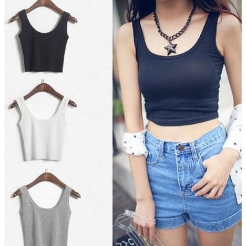 Women Yoga Sport Summer Style U Croptops Fitness Gym Tank Tops Strap Vest For Yoga Hiking Fitness