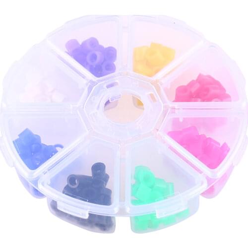 160 pcs/box Dental Code Rings Standard Color Recognition Colorful Rings Soft silicone Fit all hand instruments Dentist materials