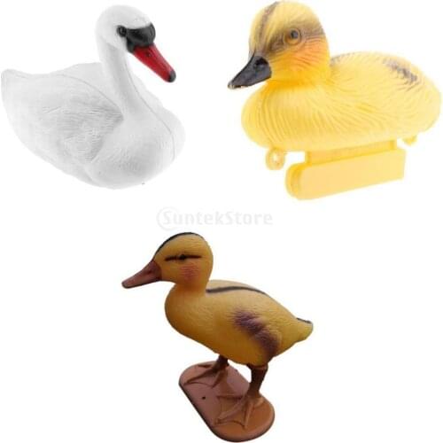 3x Lifelike Floating Ducks Mallard Hunting Shooting Decoy Pond Rivers Decor