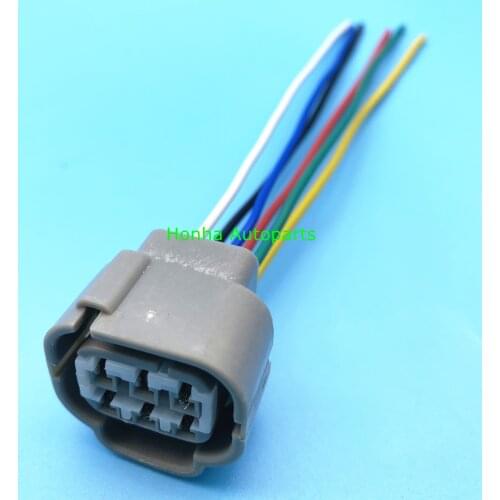 6 pin headlamp harness plug waterproof electronic cable connector 7283-7064-40 wire harness
