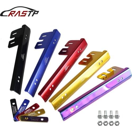 Aluminium Car Front Bumper License Plate Mount Bracket Relocator License Plate Frame Holder Car Accessories RS-BTD015