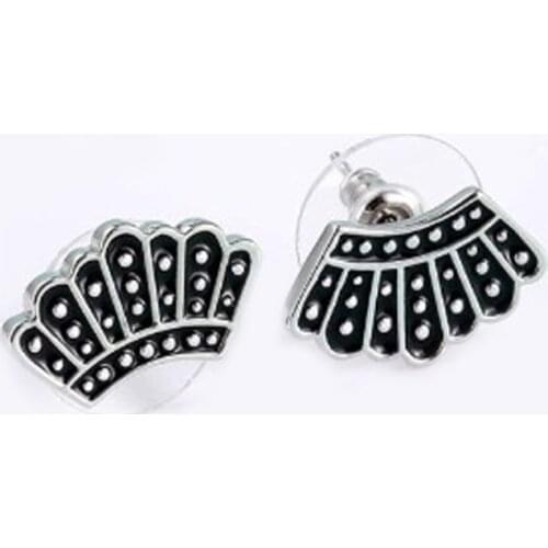Hot selling dissent earrings U.S. Justice Ginsberg Ruth Bader Ginsberg earrings Jewelry Gift