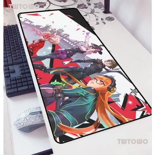 Persona 5 Mousepad 900x400x2mm Mass Pattern Computer Mouse Mat Gamer Gamepad Hot Sales Gaming Mousemat Desk Pad Office Padmouse
