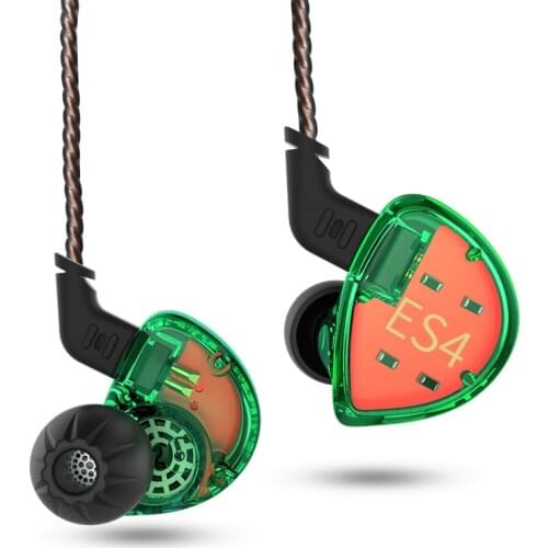 KZ ES4 1DD 1BA Hifi Sport In-Ear Earphone Dynamic Driver Noise Cancelling Headset Replacement Cable KZ ZSX ZSTX AS10 ZST ZS6 ZSN