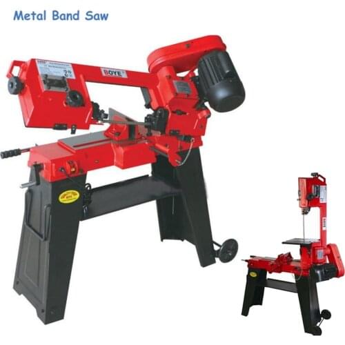 Metal Band Saw 220V 750W Vertical Band Saw Woodworking Sawing Machine English Manual Wood Cutting Machine Power Tools GFW5012