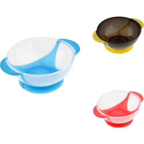 Hairdressing Coloring Bowl Dye Dyeing Tint Cream Mixing Bowl W/ Suction Base Hair Dye Bowl Hair Dyeing Palette