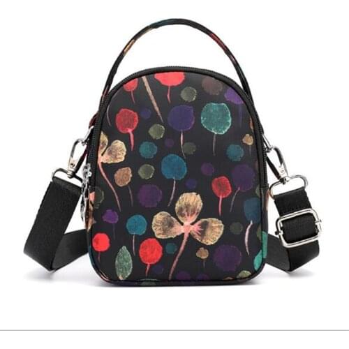 Fashion Messenger Square Flap For Women Hand Bag Mobile Phone Bags Multi Functional Sports Arm Shoulder Crossbody Neck Purse Bag