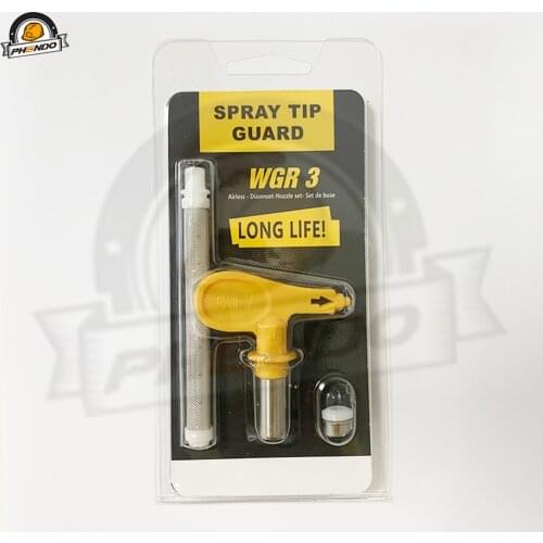 PHENDO Airless sprayer Tips with 50mesh Filter All model for High Pressure spray gun Seat Guard Guide Sprayer Power Tools