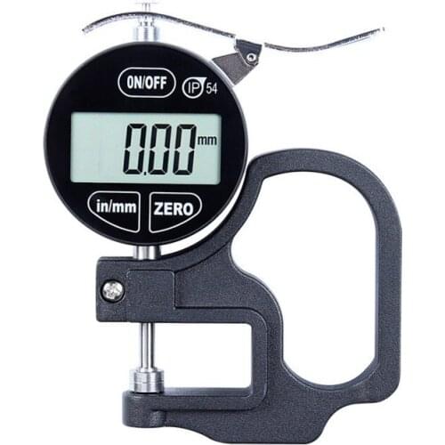 New!oil proof Micron Digital Thickness Gauge 0-10mm thickness tester meter paper film leather thickness measuring tool