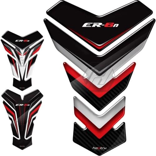 New 3D Motorcycle Tank Pad Protector Stickers Case for Kawasaki ER6 ER-6N ER6N Decals