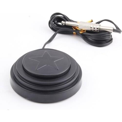 One 360 Degree Star Design Tattoo Foot Pedal Switch For Permanent Makeup Tattoo Power Machine Kit Supply