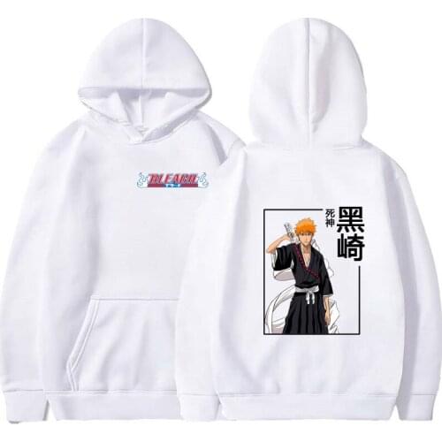 Bleach Anime Casual Kpop Funny Style Sweater Long Sleeve Pullover Y2K Man and Women Teenagers Oversize