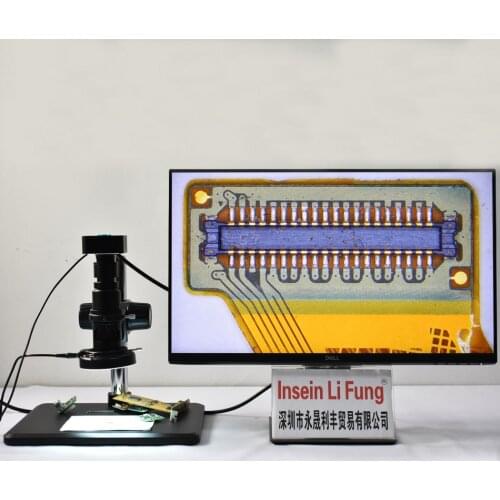 Full HD 1080P 60FPS 1/2-inch Sony Sensor Industrial Electronic Video Microscope HDMI Optical Magnifier PCB LCD Phone Repair