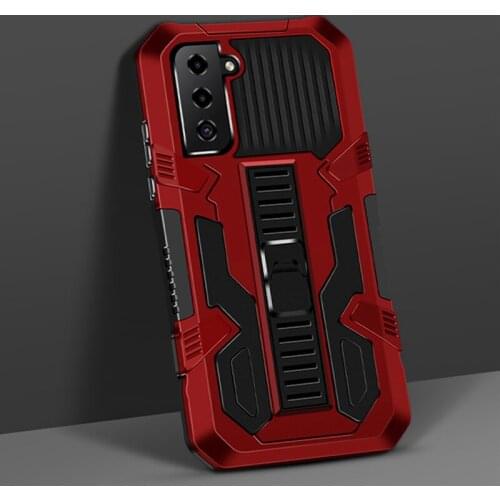 Shockproof Armor Phone Case For Samsung Galaxy S20 S21 Plus Strong Anti-Drop Bracket Case For Samsung S20 FE S21Ultra Back Cover