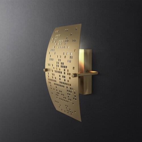 E14 LED Postmodern Copper List LED Lamp LED Light Wall lamp Wall Light Wall Sconce For Bedroom