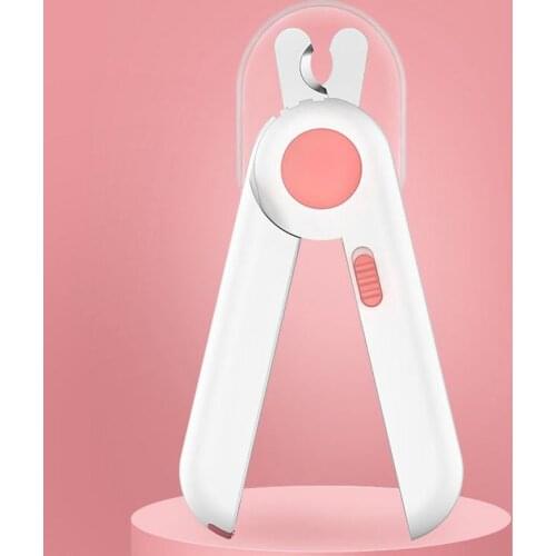 LED Light Cat Nail Trimmer Dog Nail Clippers Blood-proof Manicure SuppliesToe Claw Clippers Scissor