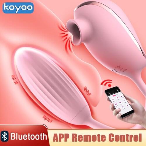 Bluetooth Vibrators for Women Vaginal Nipple Sucker Clitoris Massage Sex Toys Female, Sex Shop Anal Plug Sexitoys Intimate Goods