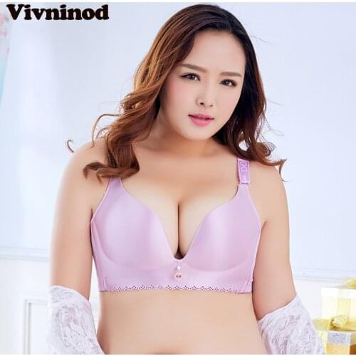 Push Up Soutian Sexy Women underwear Bra Plus Size Bra 115CBD Cup Seamless Wire Free Adjustable Large Size Bras Breast Reduction