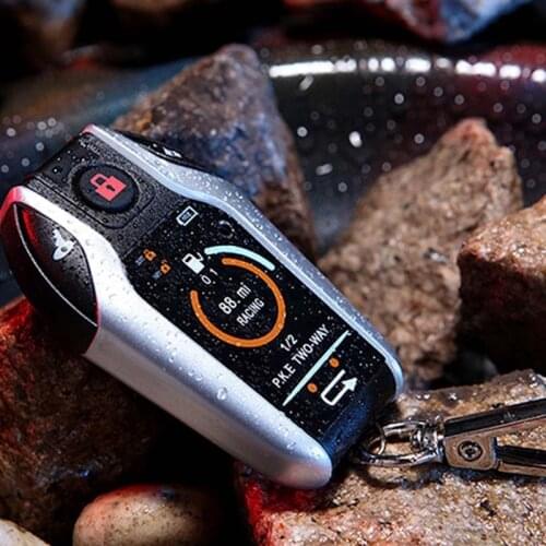 12V Motorcycle Anti-Theft Two-Way Alarm with Automatic Locking To Unlock A Key To Start the Flameout Function To Protect the Eng