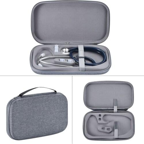 2020 Newest Hard EVA Carrying Bag Cover Case for 3M Littmann Classic III / MDF / ADC / Omron Medical Stethoscope