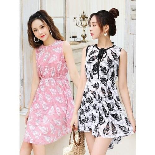 2020 New Swimsuit Womens Conservative One-Piece Slimming Fairy Style South Korea Ins Wind Hot Spring Swimsuit Wholesale 5881