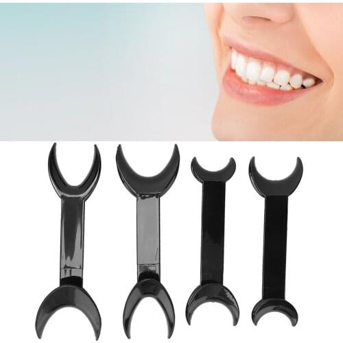 4PCS Dental T-Shape Intraoral Check Double Head Lip Retractor Mouth Opener