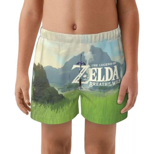 Zelda boys Brand Swimming Briefs Low Waist Swimwear drop With Push-up Pad Shorts Trunks Boxers Summer kids Swim