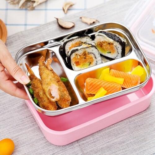 TUUTH 304 Stainless Steel Lunch Box for Kids Water Injection Insulation Portable Food Container Box For Kids Picnic School