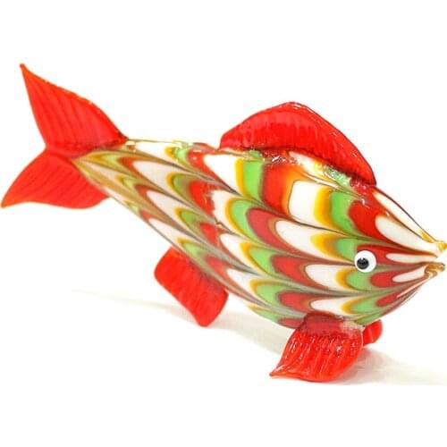 Murano Glass Tropical Fish Miniature Figurines Aquarium Xmas Decor Cute Vivid Sea Animals Ornaments Holiday Party Gifts For Kids