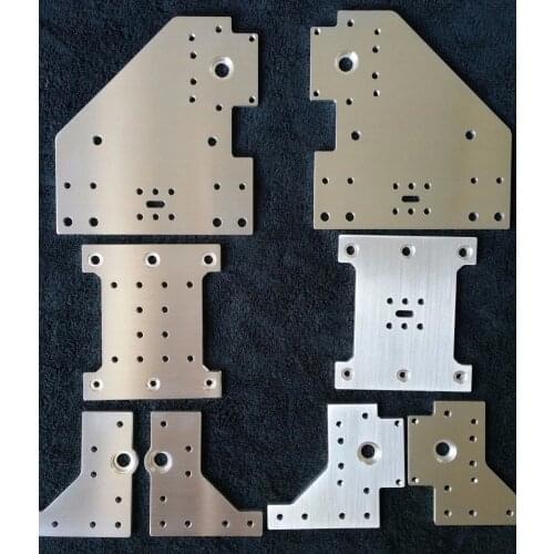 Set of 8 Aluminum Gantry Plates kit for Kyos Sphinx CNC machine Kyo Sphinx DIY CNC aluminum Plate set