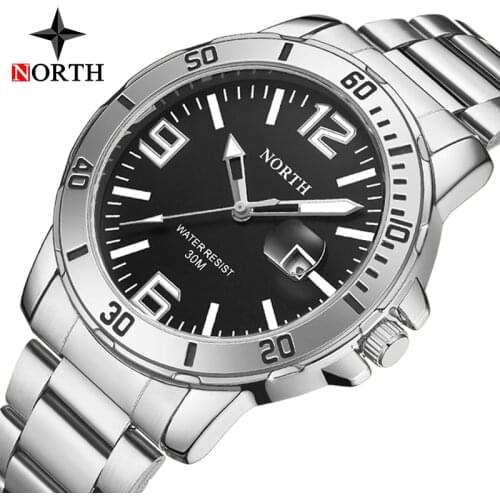 NORTH Mens Waterproof Watch