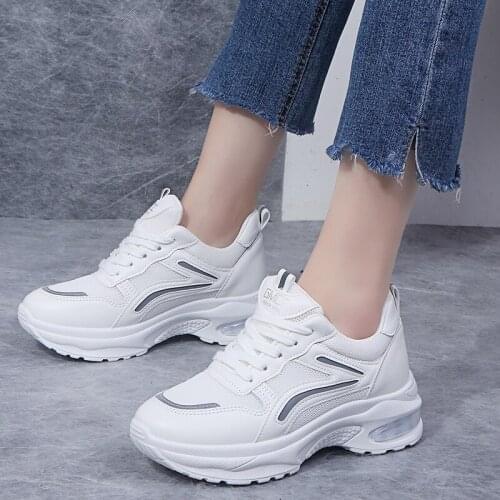 New Women sneakers Spring Autumn Fashion casual platform womens shoes non-slip thick bottom shock absorption breathable U27-45