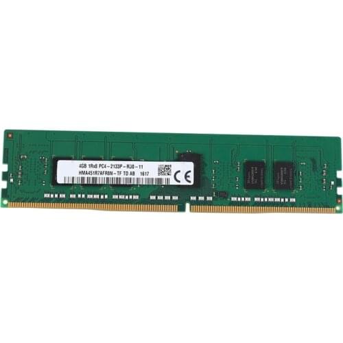 DDR4 4GB Server Memory Ram 1RX8 PC4-2133P PC4-17000 1.2V 213Hz 288PIN ECC REG DIMM Memory RAM