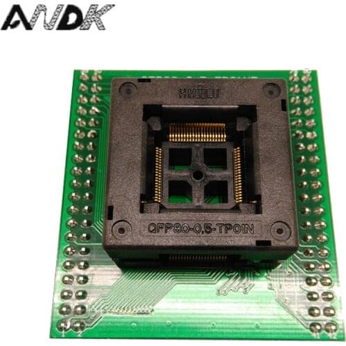 TQFP80 FQFP80 QFP80 to DIP80 Programming Socket OTQ-80-0.5-02B Pitch 0.5mm IC Body Size 12x12mm Test Adapter